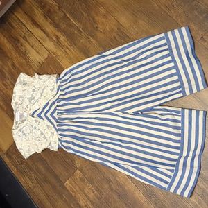 Bonnie jean wide leg pant jumper girls size 14